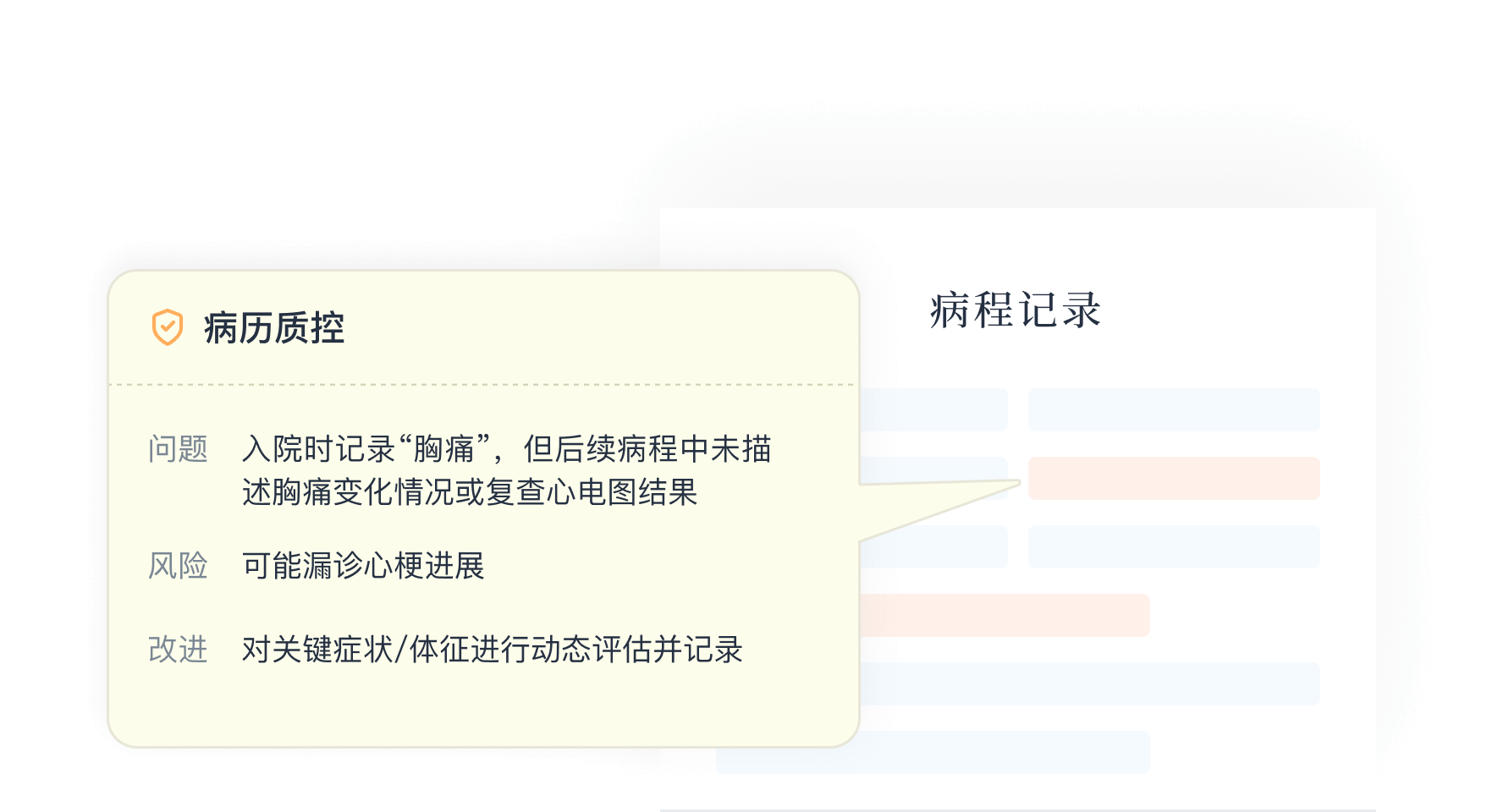 AI 实时病历质控